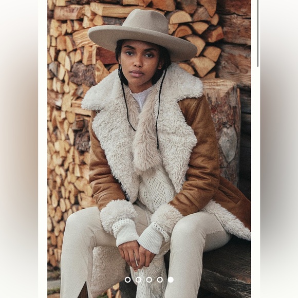 BRAND NEW Anthropologie Avec Les Filles High-Waisted Faux Leather Slit Leggings - Picture 5 of 8